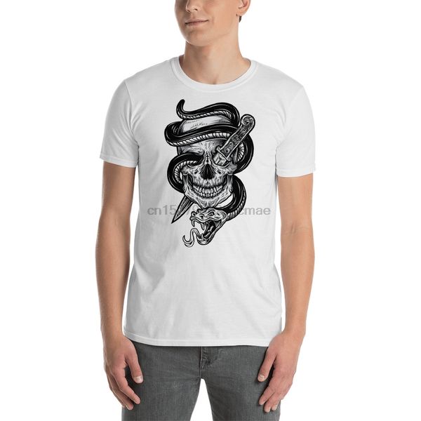 череп с ножом и змей татуировка искусства костей скелета unisex футболки рубашка спортом с капюшоном фуфайка hoodie