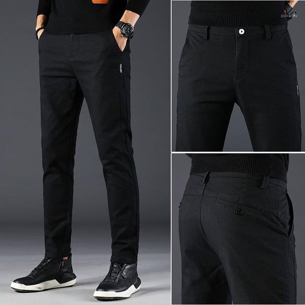 2020 spring autumn slim straight pant men new fashion men casual pants male business trousers pants1, Black
2020 spring autumn slim straight pant men new fashion men casual pants male business trousers pants1, Black