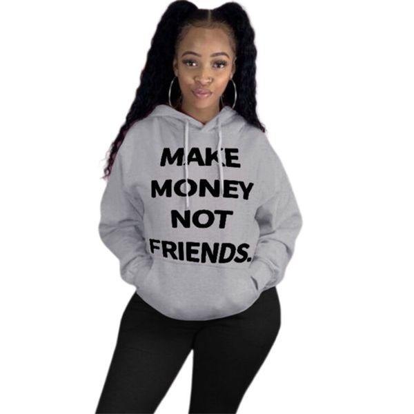 2020 make money not friends letter women coat sweatshirts pullover hoodie sweater jacket winter warm outwear clothes d102103, Black
2020 make money not friends letter women coat sweatshirts pullover hoodie sweater jacket winter warm outwear clothes d102103, Black