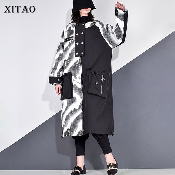 xitao patchwork print trench women zippers tide fashion new style button hooded collar long sleeve long sleeve pocket zp2986 1031, Tan;black
xitao patchwork print trench women zippers tide fashion new style button hooded collar long sleeve long sleeve pocket zp2986 1031, Tan;black