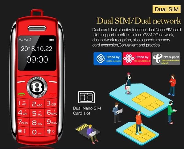 0,66-дюймовая разблокирована мини мобильного телефона bluetooth dialer celulares руки мини телефон mp3 магия голос dual sim наималейший сото
0,66-дюймовая разблокирована мини мобильного телефона bluetooth dialer celulares руки мини телефон mp3 магия голос dual sim наималейший сото