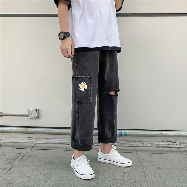 zhi50 2020 new mini daisy hole jeans jeanstrousers and jeansjeans waistslim men's fashionstraight tubeloose high for and leg wide daddy, Blue
zhi50 2020 new mini daisy hole jeans jeanstrousers and jeansjeans waistslim men's fashionstraight tubeloose high for and leg wide daddy, Blue