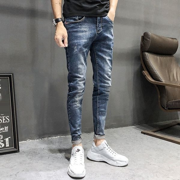 qbwxe autumn winter new youth slim legged trend fashion korean wear casual straight pants zvnej and jeans pants and jeansmen's, Blue
qbwxe autumn winter new youth slim legged trend fashion korean wear casual straight pants zvnej and jeans pants and jeansmen's, Blue