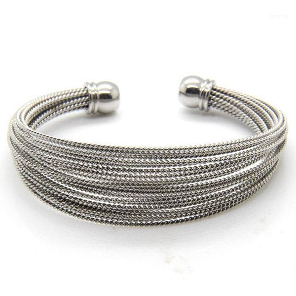 fashion multilayer cable bracelet twisted stainless steel color rose gold cable wires bracelets bangles jewelry for women1, Black
fashion multilayer cable bracelet twisted stainless steel color rose gold cable wires bracelets bangles jewelry for women1, Black