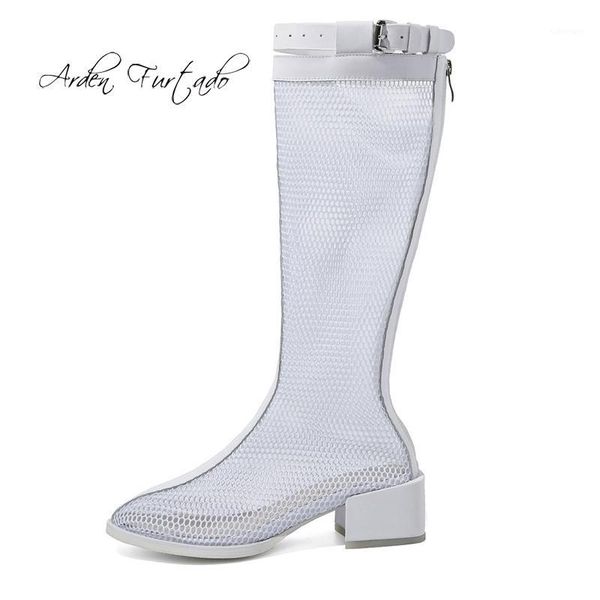 arden furtado 2020 summer fashion women's shoes elegant mesh boots white knee high boots back zipper ladies pointed toe 401, Black
arden furtado 2020 summer fashion women's shoes elegant mesh boots white knee high boots back zipper ladies pointed toe 401, Black