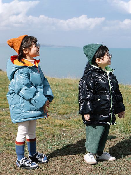 boys' winter coat korean version foreign style children's medium and long cotton padded jacket with thickened white duck down to, Blue;gray
boys' winter coat korean version foreign style children's medium and long cotton padded jacket with thickened white duck down to, Blue;gray