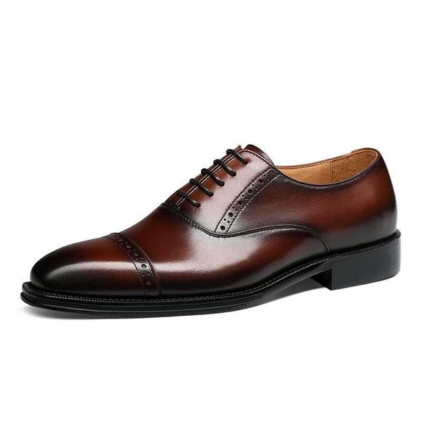 spring brogues carved men's shoes leather men's trendy shoes business dress korean style derby retro british oxford, Black
spring brogues carved men's shoes leather men's trendy shoes business dress korean style derby retro british oxford, Black