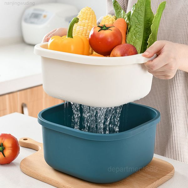 double layer plastic drip wash basin vegetable kitchen household creative rice washing basket fruit dish
double layer plastic drip wash basin vegetable kitchen household creative rice washing basket fruit dish