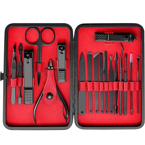 7/8/10/15/16/18pcs stainless steel pedicure professional nail clipper set cuticle eagle hook tweezer manicure beauty tools kit
7/8/10/15/16/18pcs stainless steel pedicure professional nail clipper set cuticle eagle hook tweezer manicure beauty tools kit