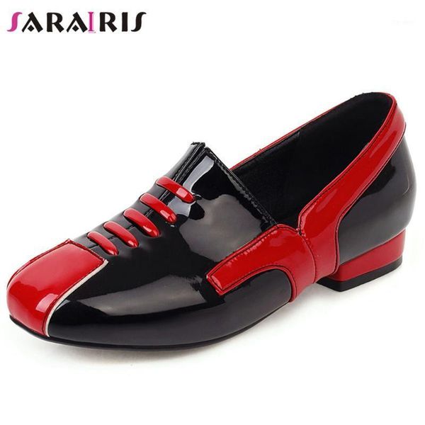 dress shoes sarairis mixed-color woman fashion patent pu pumps women casual low heels pumps1, Black
dress shoes sarairis mixed-color woman fashion patent pu pumps women casual low heels pumps1, Black