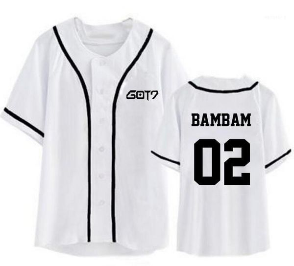 kpop got7 member name printing short sleeve baseball t-shirt fashion summer style men women i got7 t shirt tees1, White
kpop got7 member name printing short sleeve baseball t-shirt fashion summer style men women i got7 t shirt tees1, White