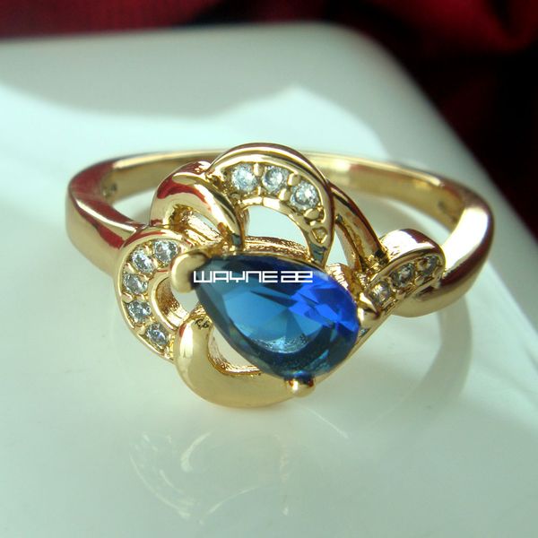 r273-size 8, ювелирные изделия женщины синий сапфир 18k gold filled кольцо подарков, Silver
r273-size 8, ювелирные изделия женщины синий сапфир 18k gold filled кольцо подарков, Silver