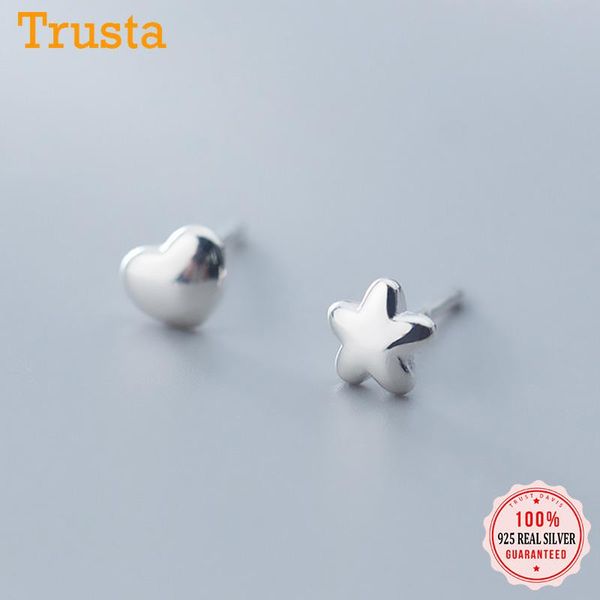 stud trustdavis 925 sterling silver fashion sweet mini asymmetric heart star charm earrings for women daughter girls gift ds80, Golden;silver
stud trustdavis 925 sterling silver fashion sweet mini asymmetric heart star charm earrings for women daughter girls gift ds80, Golden;silver