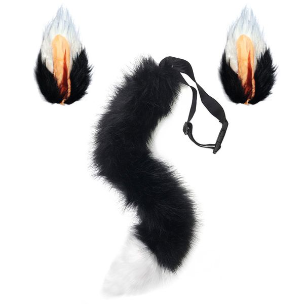 2020 new halloween fox ear 65cm tail suit fun role-playing prop for and kid halloween custom
2020 new halloween fox ear 65cm tail suit fun role-playing prop for and kid halloween custom