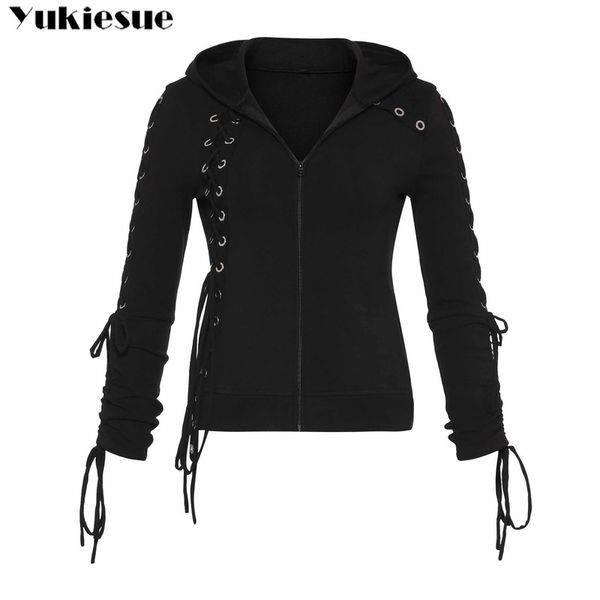 gothic punk women hoodies lace up hooded long sleeve casual harajuku darkness autumn winter goth black sweatshirt plus size 201102
gothic punk women hoodies lace up hooded long sleeve casual harajuku darkness autumn winter goth black sweatshirt plus size 201102