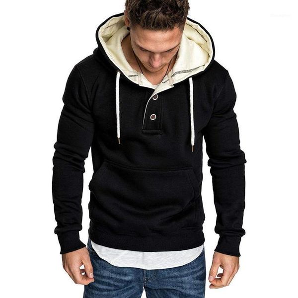 new sweater autumn and winter casual hoodie men's long-sleeved solid button hoodie men's plus size solid color shirt sportswear1, Black;brown
new sweater autumn and winter casual hoodie men's long-sleeved solid button hoodie men's plus size solid color shirt sportswear1, Black;brown