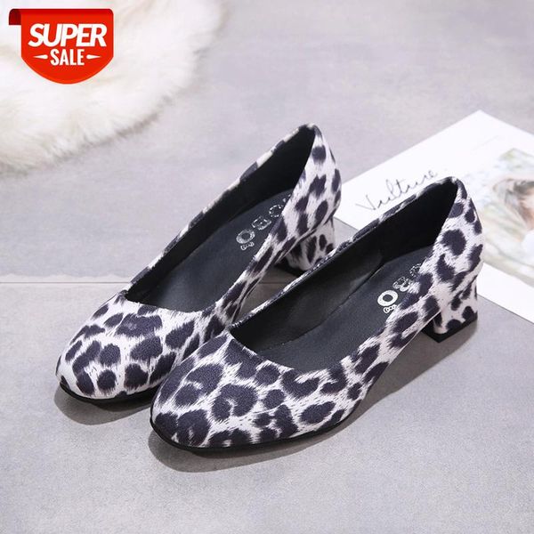 Sexy Leopard Office Career High heels Women Summer New Arrival Med Chunky Heel Round Toe Pumps Slip On Flock zapatos de mujer #iQ9d, Black
Sexy Leopard Office Career High heels Women Summer New Arrival Med Chunky Heel Round Toe Pumps Slip On Flock zapatos de mujer #iQ9d, Black