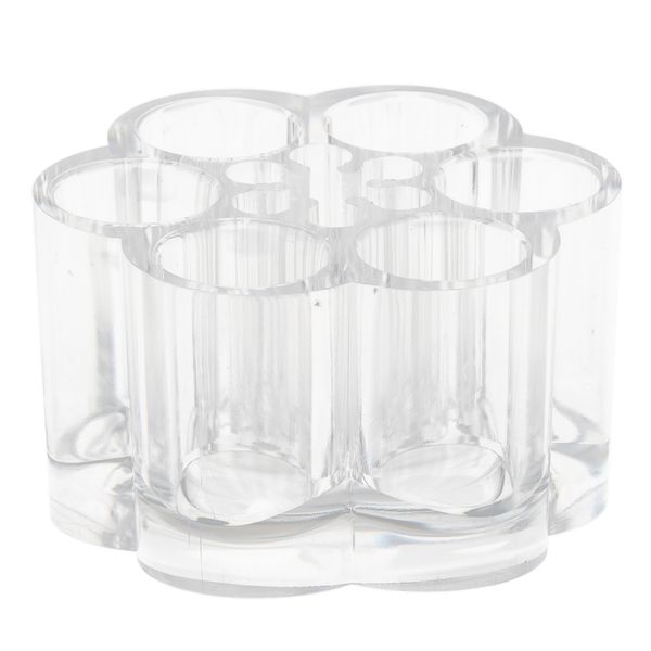 6-slot multi-purpose acrylic makeup organizer lipstick holder and brush rack 3.6 x 3.6 x 2.3 inches, Silver
6-slot multi-purpose acrylic makeup organizer lipstick holder and brush rack 3.6 x 3.6 x 2.3 inches, Silver