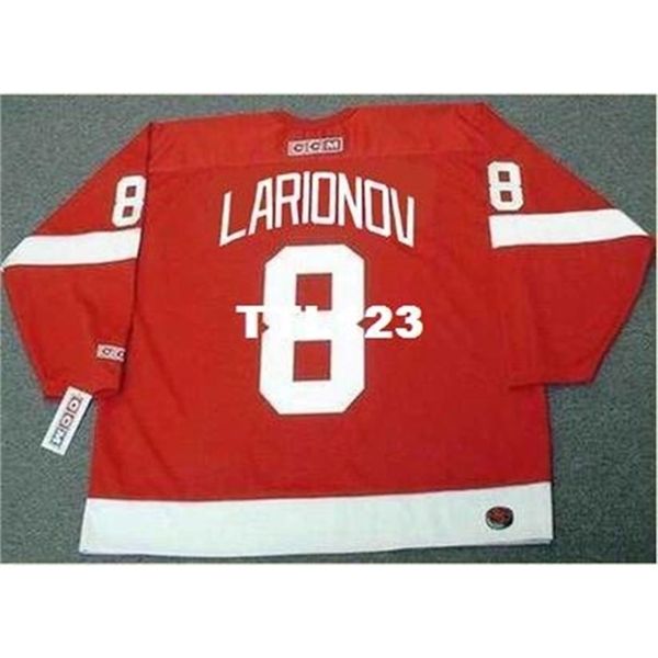 421 #8 igor larionov detroit red wings 2002 ccm k away hockey jersey or custom any name or number retro jersey, Black
421 #8 igor larionov detroit red wings 2002 ccm k away hockey jersey or custom any name or number retro jersey, Black