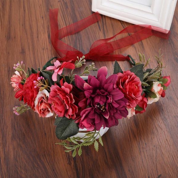haimeikang bride floral crown hair band peony flower headbands for women garland ribbon wreath wedding girls hair acc qylnci
haimeikang bride floral crown hair band peony flower headbands for women garland ribbon wreath wedding girls hair acc qylnci