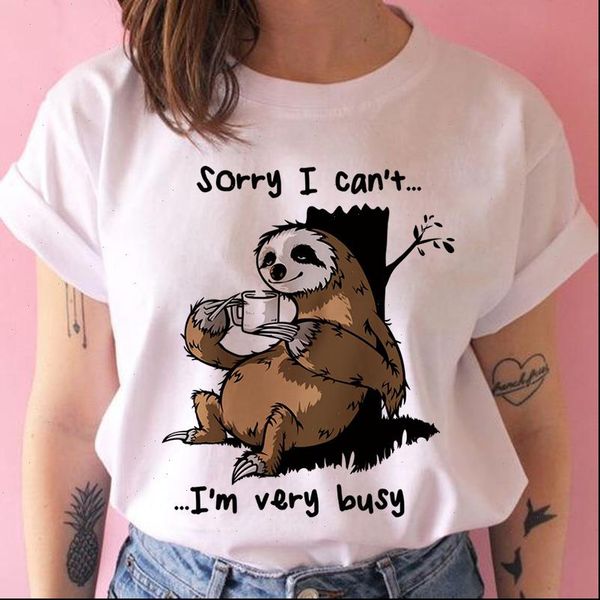 harajuku couples t shirt cartoon kawaii funny sloth print for women 2021 summer casual white pink women t shirt vintage
harajuku couples t shirt cartoon kawaii funny sloth print for women 2021 summer casual white pink women t shirt vintage