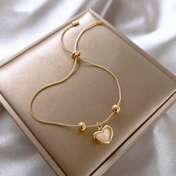 ihmpk you lin version peach heart high sense small net red student friend bracelet little korean bracelet simple ins girl crowd design h, Golden;silver
ihmpk you lin version peach heart high sense small net red student friend bracelet little korean bracelet simple ins girl crowd design h, Golden;silver