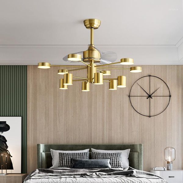 electric fans chandelier with fan 42 inch lamps lamp remote control copper invisible simple home living room three color1
electric fans chandelier with fan 42 inch lamps lamp remote control copper invisible simple home living room three color1