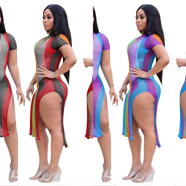 dqyxd als095 women's women's printed short-sleeved striped two-side split female 3-color personalized als095 mesh dress mesh print, Black;gray
dqyxd als095 women's women's printed short-sleeved striped two-side split female 3-color personalized als095 mesh dress mesh print, Black;gray