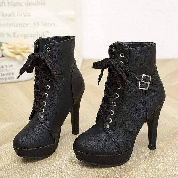 boots ankle women platform high heels female lace up 2021 women's shoes buckle woman short boot ladies footwear plus size1, Black
boots ankle women platform high heels female lace up 2021 women's shoes buckle woman short boot ladies footwear plus size1, Black