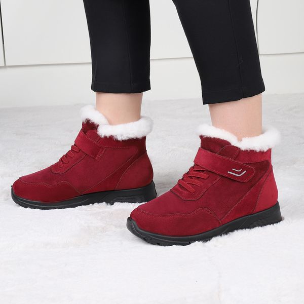 2020 retro-woman women's feminine ankle anti-slip winter shoes more size mujer boots z684, Black
2020 retro-woman women's feminine ankle anti-slip winter shoes more size mujer boots z684, Black