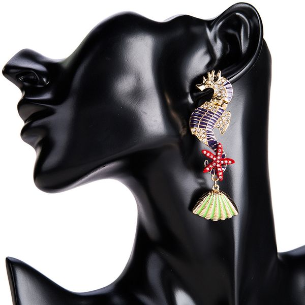 2020new style european and american exaggerated big brand seahorse oil drop earrings multi-layer female spring fashion bohemia, Golden;silver
2020new style european and american exaggerated big brand seahorse oil drop earrings multi-layer female spring fashion bohemia, Golden;silver