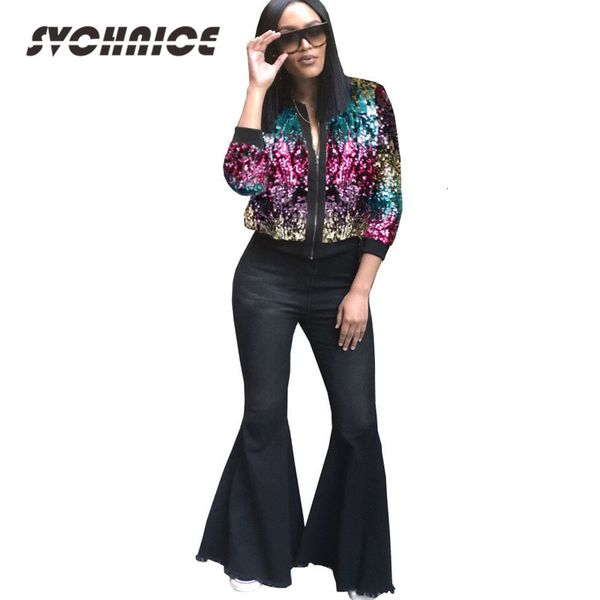 fashion sequin bomber female jacket long sleeve basic coats womens slim outerwear ladies short jackets streetwear, Black;brown
fashion sequin bomber female jacket long sleeve basic coats womens slim outerwear ladies short jackets streetwear, Black;brown