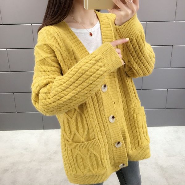 plus size loose coat sweater coatknit cardigan spring and autumn 2019 new women's fat mm outer mid-length korean style sweater coat ulo, White;black
plus size loose coat sweater coatknit cardigan spring and autumn 2019 new women's fat mm outer mid-length korean style sweater coat ulo, White;black