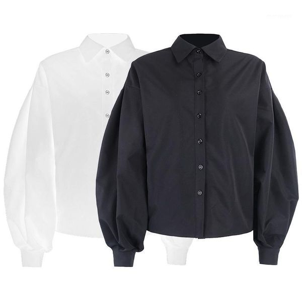 women's polos pure color sleeve shirt women fashion british style woven cardigan1, White
women's polos pure color sleeve shirt women fashion british style woven cardigan1, White