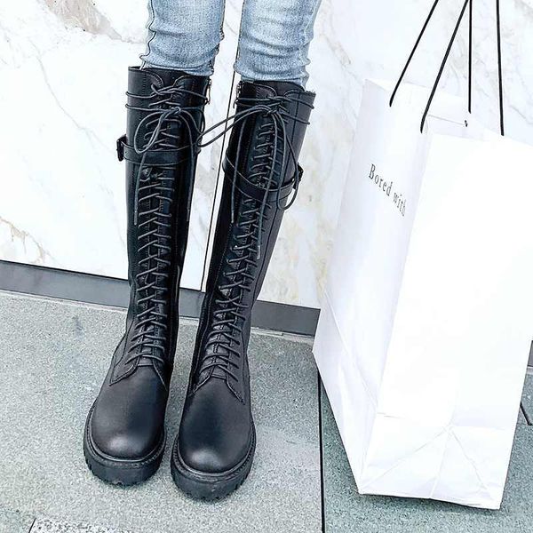 boots riding women's winter shoes cow leather high heel lace up keep warm knight thigh, Black
boots riding women's winter shoes cow leather high heel lace up keep warm knight thigh, Black