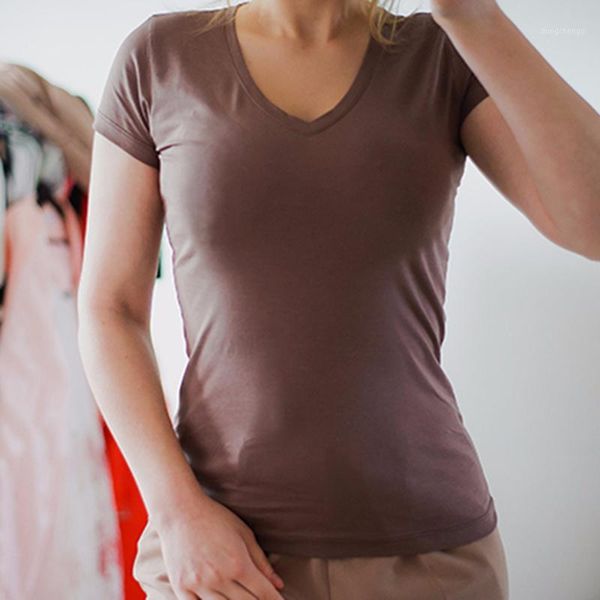 v-neck 15 candy color cotton basic t-shirt women plain simple t shirt for women short sleeve female 0771, White
v-neck 15 candy color cotton basic t-shirt women plain simple t shirt for women short sleeve female 0771, White