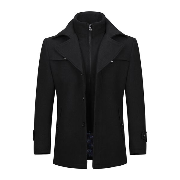 youthup winter men's double collar coat casual coat single breasted thick coats overcoats oat mens streetwear 4 colors, Black;brown
youthup winter men's double collar coat casual coat single breasted thick coats overcoats oat mens streetwear 4 colors, Black;brown