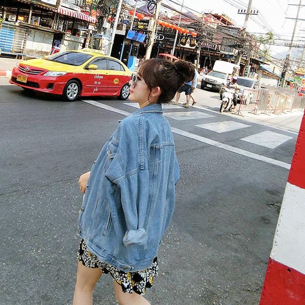 women's jackets vintage short winter jacket turn-down collar jean patchwork harajuku denim outerwear, Black;brown
women's jackets vintage short winter jacket turn-down collar jean patchwork harajuku denim outerwear, Black;brown