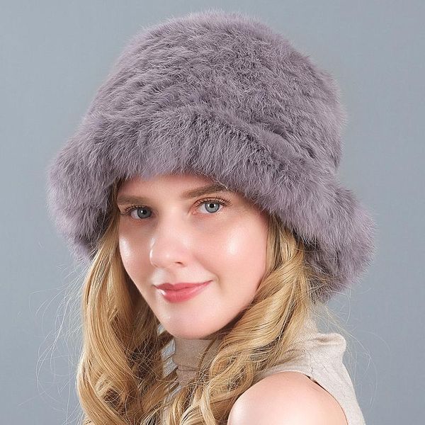 beanie/skull caps winter warm women knitted real natural fur hat bowler solid beanies lady skullies, Blue;gray
beanie/skull caps winter warm women knitted real natural fur hat bowler solid beanies lady skullies, Blue;gray