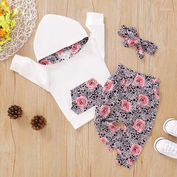 3pcs newborn baby clothes girl winter infant baby girls clothing sets floral hoodie + leopard pants headband outfits set1, White
3pcs newborn baby clothes girl winter infant baby girls clothing sets floral hoodie + leopard pants headband outfits set1, White