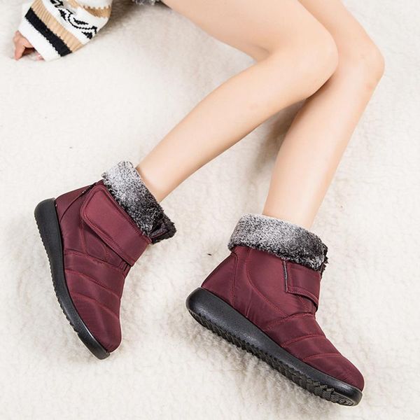 snow boots women's boots non-slip women winter fur warm ankle for women down waterproof solid color booties, Black
snow boots women's boots non-slip women winter fur warm ankle for women down waterproof solid color booties, Black