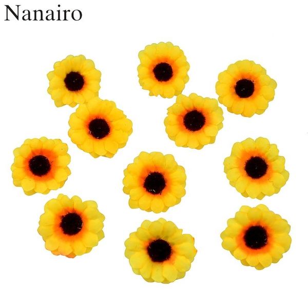 30pcs 4cm mini silk sunflower artificial flower head for wedding box decoration headmade scrapbooking accessories fake flowers wmtluv
30pcs 4cm mini silk sunflower artificial flower head for wedding box decoration headmade scrapbooking accessories fake flowers wmtluv