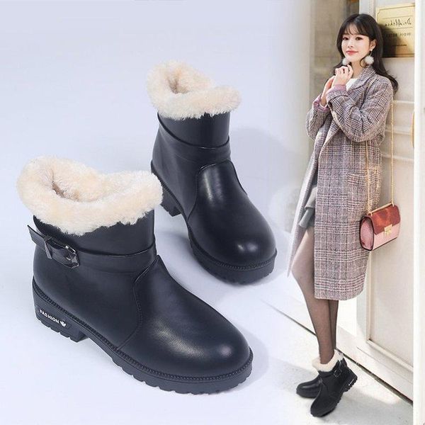 2020 new snow boots women's boots non-slip women winter fur warm ankle for women waterproof booties plus size 34-46, Black
2020 new snow boots women's boots non-slip women winter fur warm ankle for women waterproof booties plus size 34-46, Black