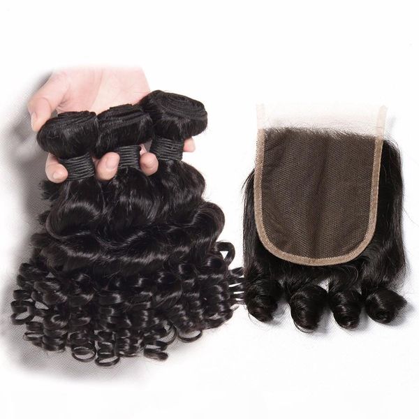 funmi curly human hair brazilian virgin hair bouncy curl 3 bundles with 4x4 closure natural black unprocessed remy hair
funmi curly human hair brazilian virgin hair bouncy curl 3 bundles with 4x4 closure natural black unprocessed remy hair
