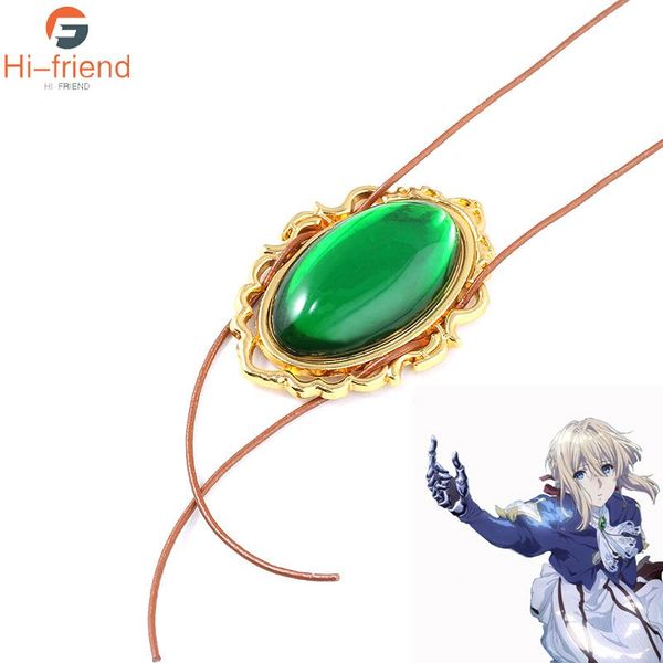 pendant necklaces anime violet evergarden necklace cospaly props green crystal accessories jewelry, Silver
pendant necklaces anime violet evergarden necklace cospaly props green crystal accessories jewelry, Silver