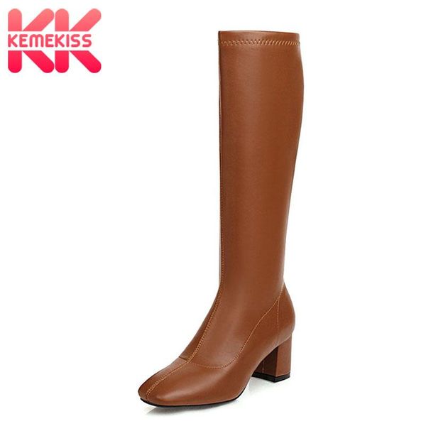 kemekiss new fashion women knee boots square toe thick heel zipper ridding boots outdoor winter shoes footwear size 31-46, Black
kemekiss new fashion women knee boots square toe thick heel zipper ridding boots outdoor winter shoes footwear size 31-46, Black