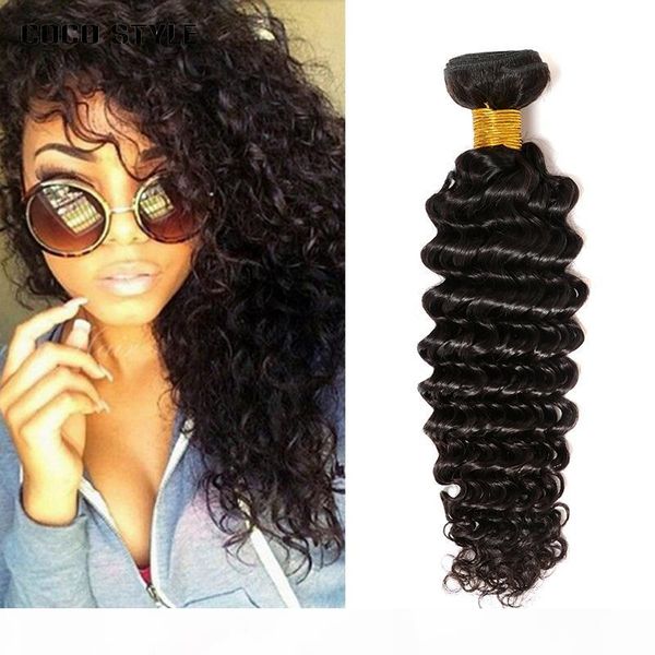 deep wave brazilian human hair weave bundles 100% remy 1pc extension natural black color for african women can be dyed
deep wave brazilian human hair weave bundles 100% remy 1pc extension natural black color for african women can be dyed