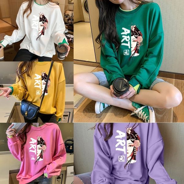 1syoe fashion pullover style loose sweater women's 2020 korean new chinese casual printed pullover autumn pulloverpulloverfake two-piec, Black
1syoe fashion pullover style loose sweater women's 2020 korean new chinese casual printed pullover autumn pulloverpulloverfake two-piec, Black