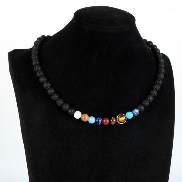men women galaxy planet necklace 18"/20" natural stone beaded short choker necklace men rosary jewelry1, Golden;silver
men women galaxy planet necklace 18"/20" natural stone beaded short choker necklace men rosary jewelry1, Golden;silver