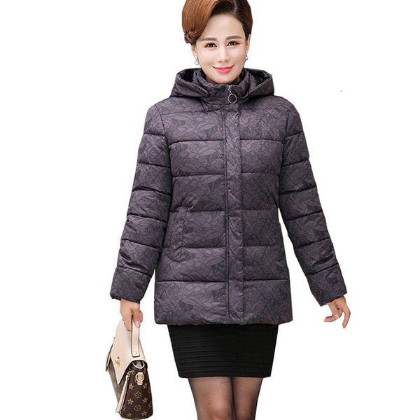 winter women's printed long-sleeve warm mother's hooded padded zipper korean down cotton coat feminine f34, Black
winter women's printed long-sleeve warm mother's hooded padded zipper korean down cotton coat feminine f34, Black